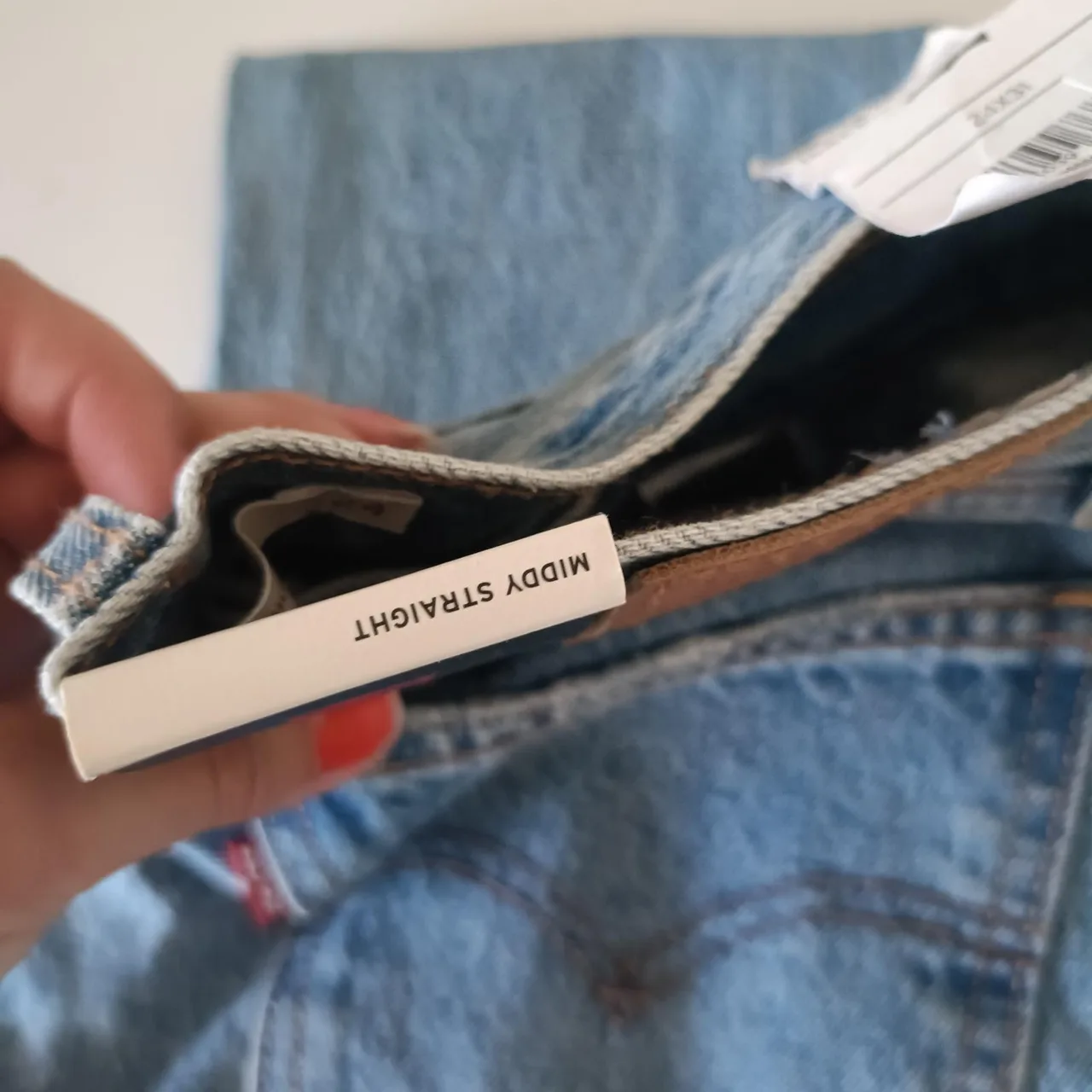 Levi's Middy Straight Blue Denim Jeans Size 24 New With Tags Rrp $159.99 Levis – photo 4