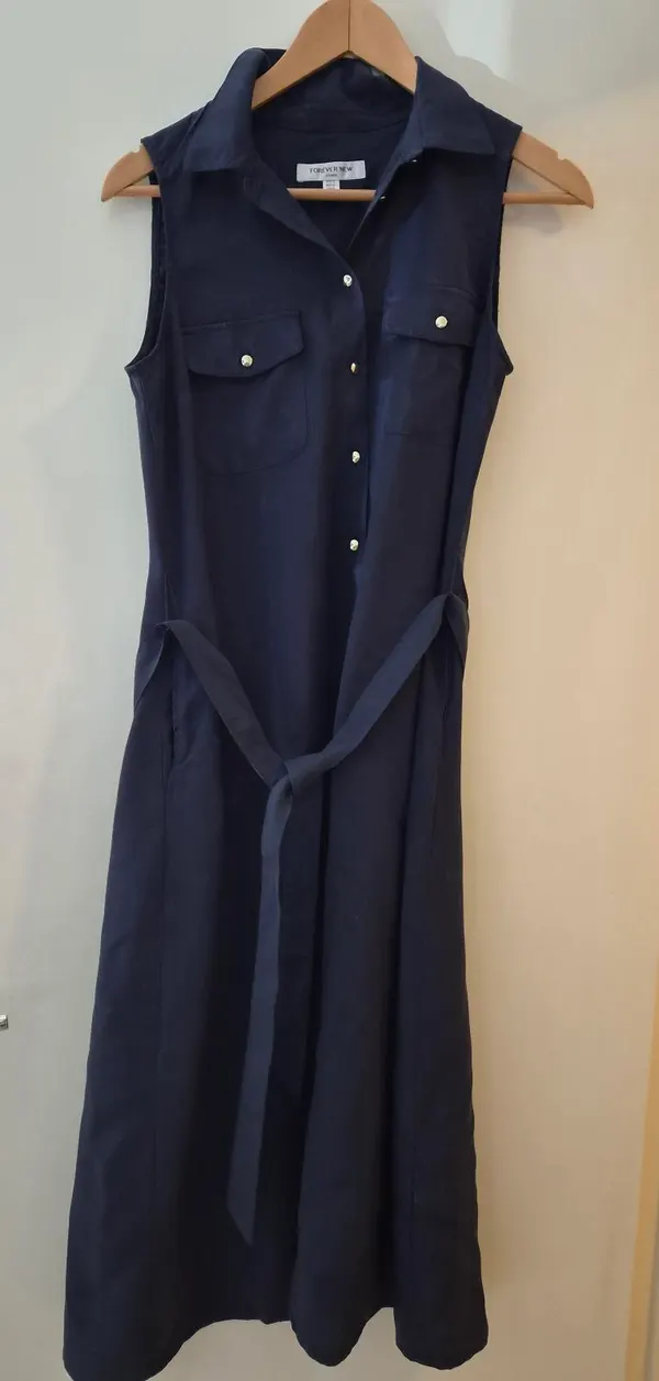 Shirt midi dress