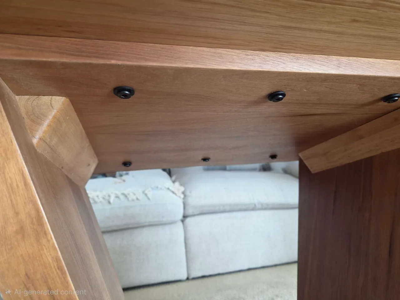 Solid wood coffee table – photo 5