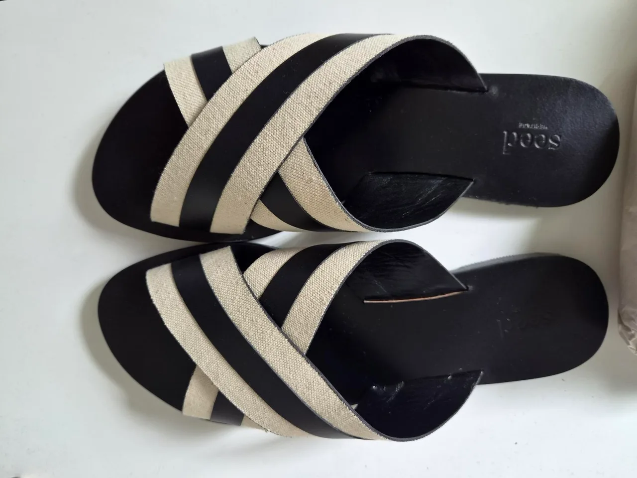 Crossover slide sandals – photo 2