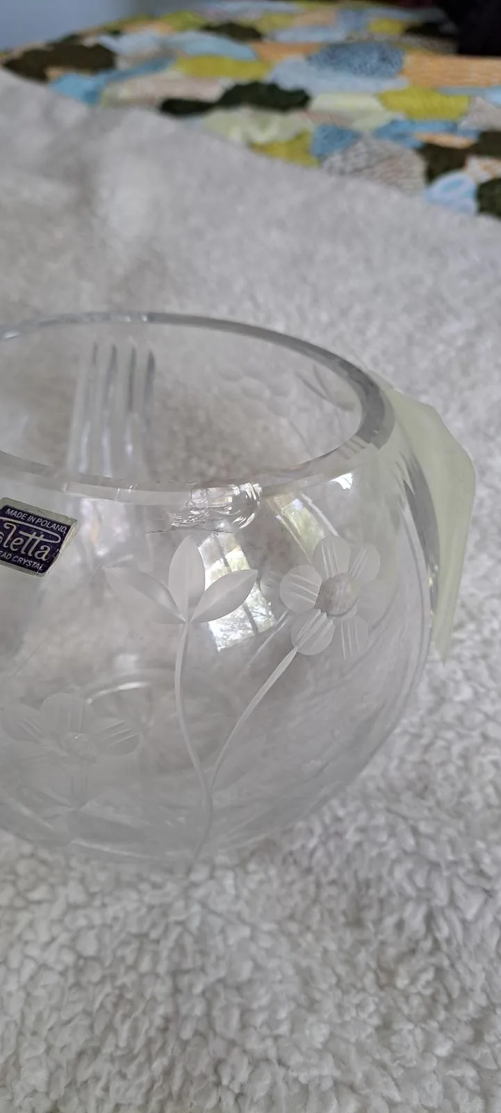 Lead Crystal Bowl. — photo 4