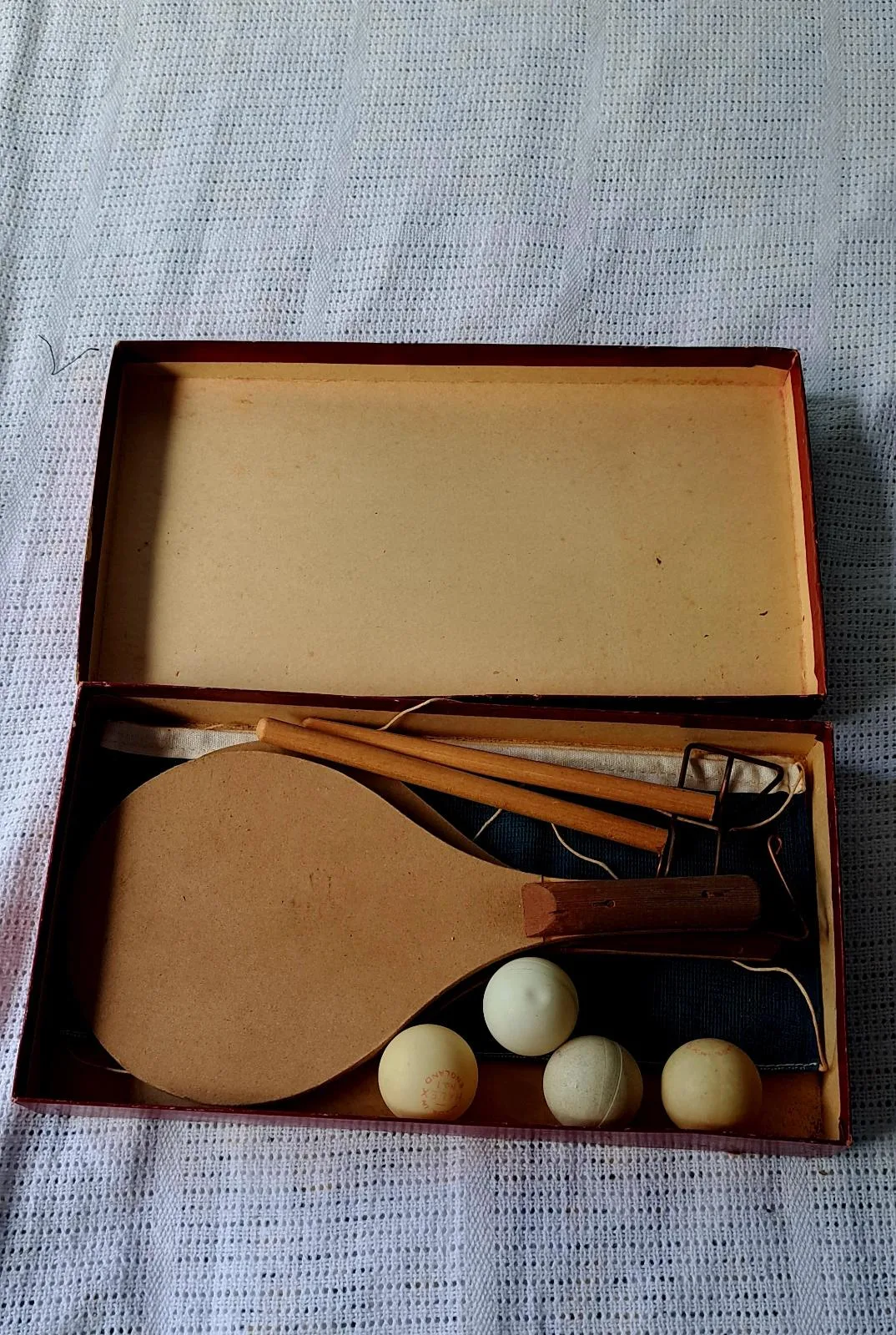Table Tennis Set. Antique. — photo 2