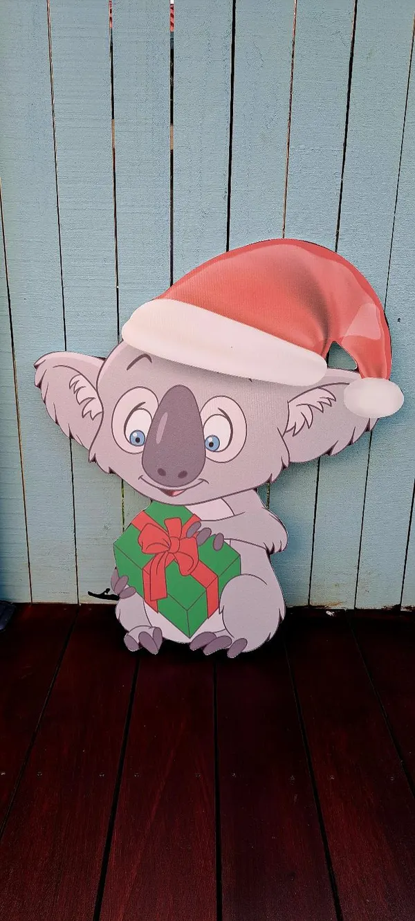 Christmas Koala cut out