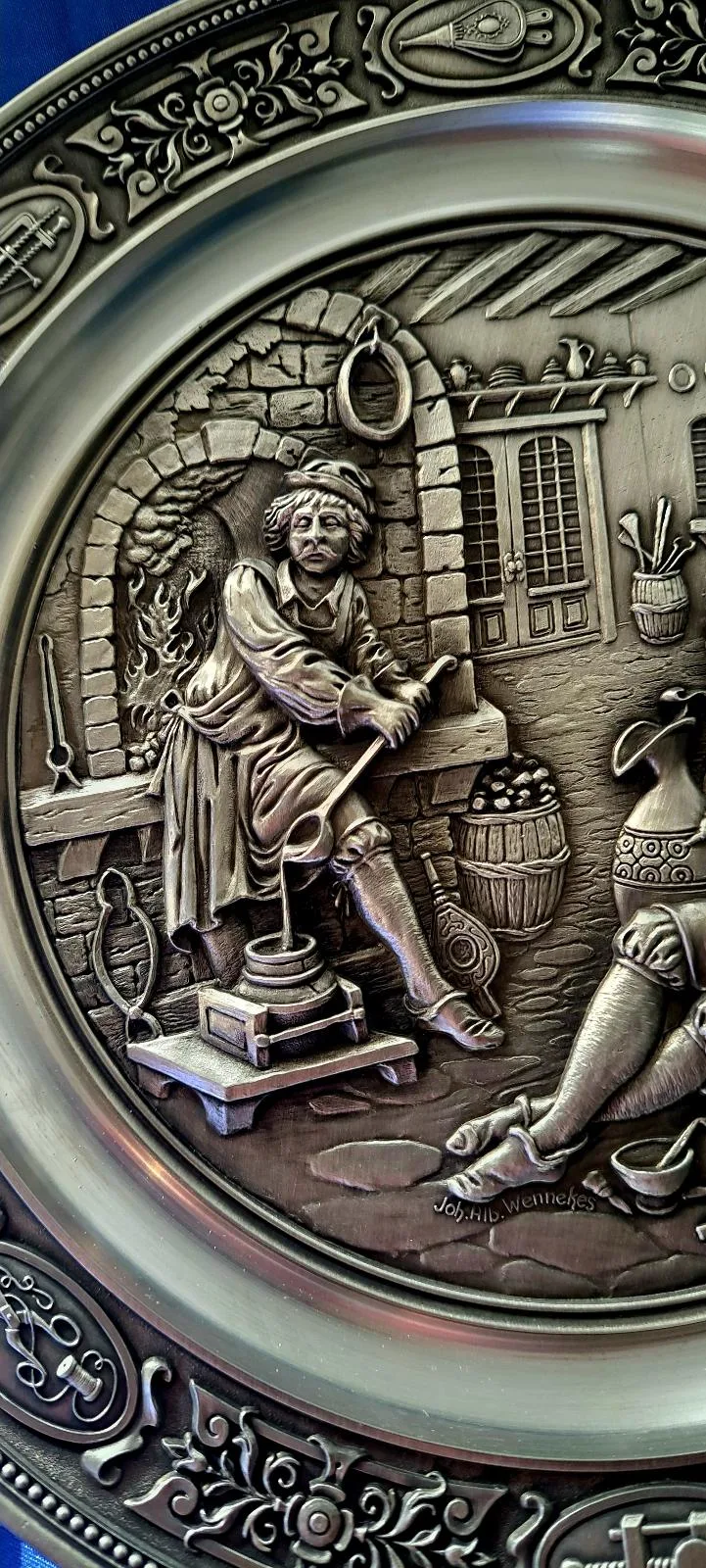 German Pewter collectors plates — photo 3