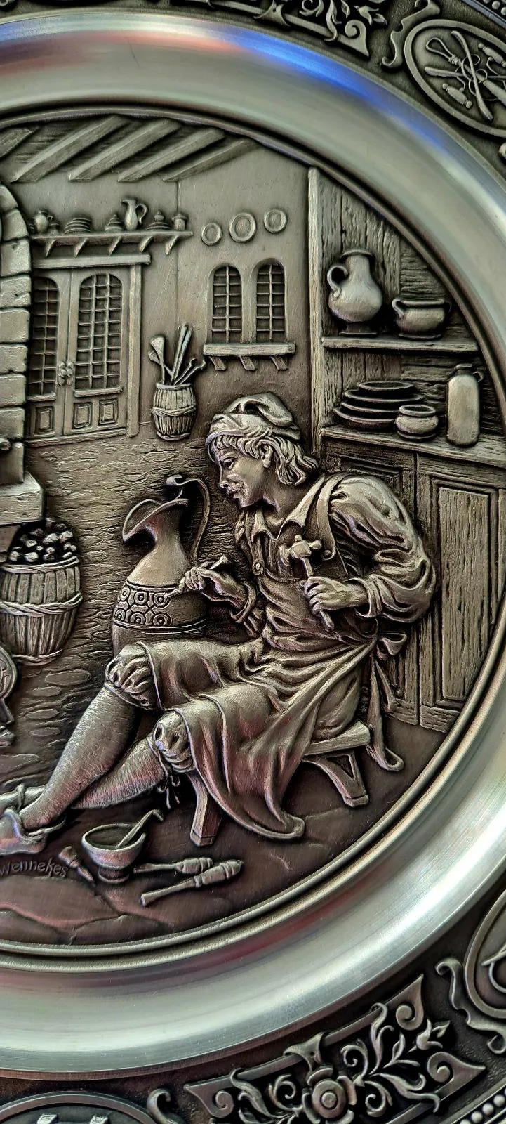 German Pewter collectors plates — photo 2
