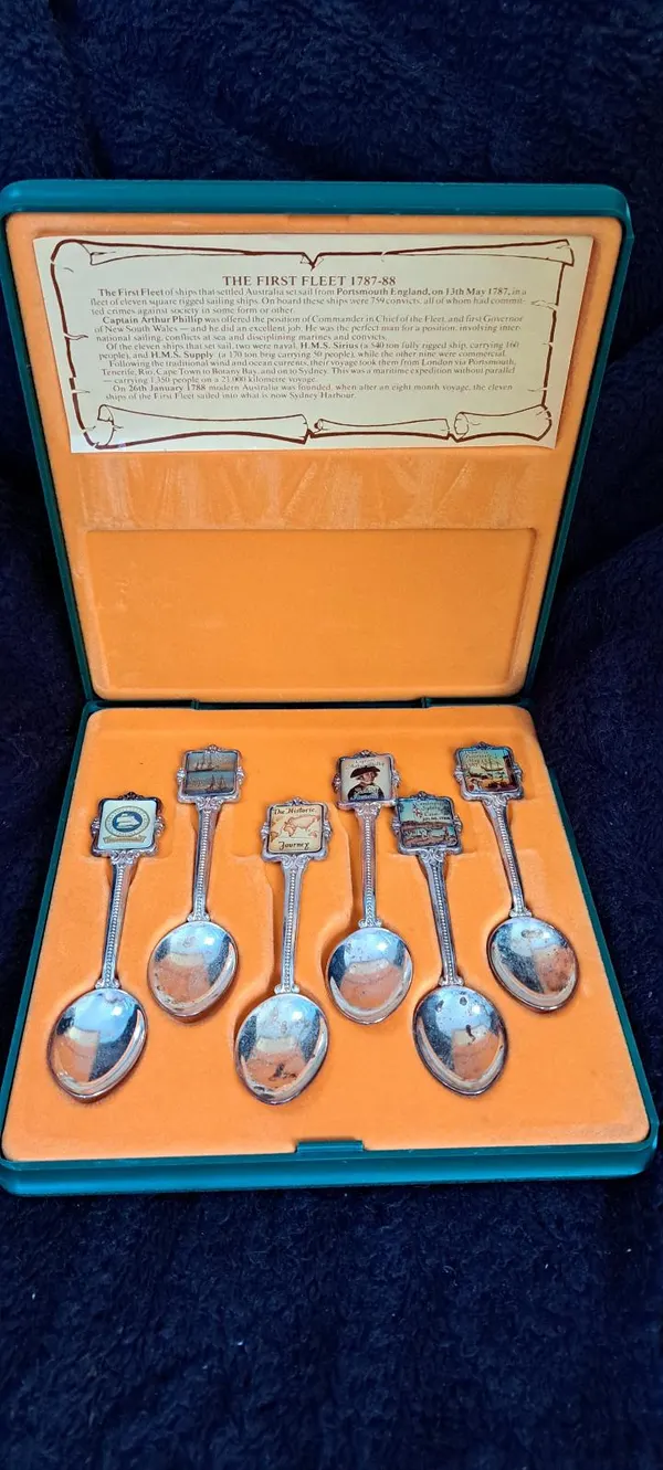 Tea Spoon Set. Collectors.