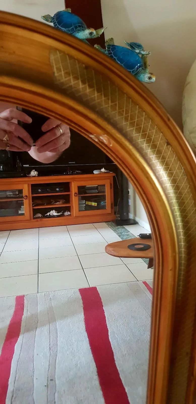 Gold mirrors x 2 — photo 4