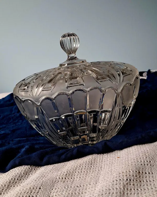 Lead Crystal Dish.