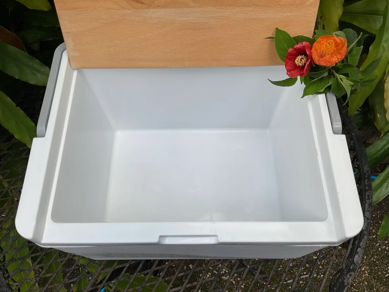 1 X ESKY/11L PICNIC COOLER BOX/WOODEN SERVING LID/CARRY HANDLE/LIKE NEW – photo 4
