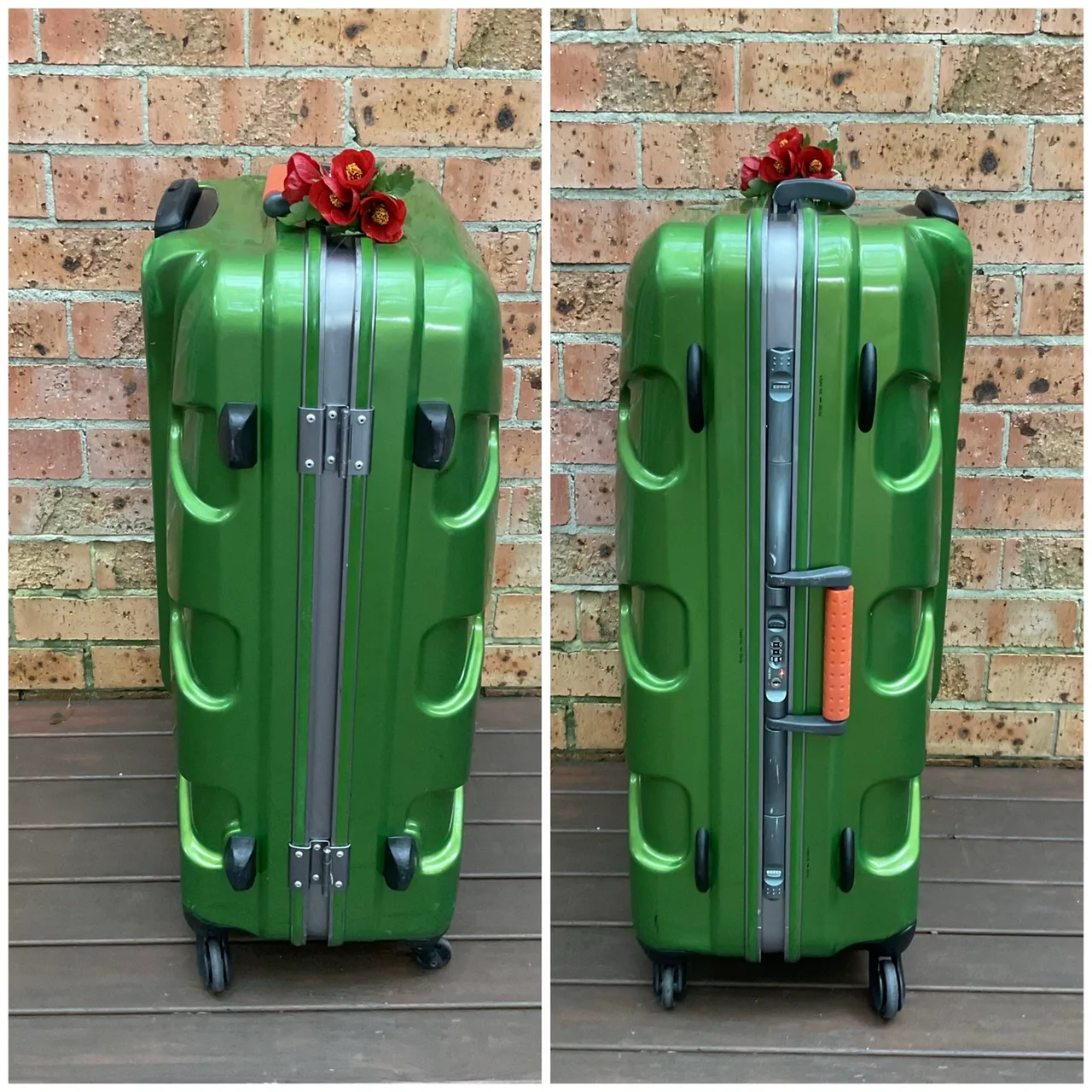 MENDOZA 83cm X Large Hard SUITCASE/4 Swivel Wheels/All Parts Work/TSA Lock — photo 9