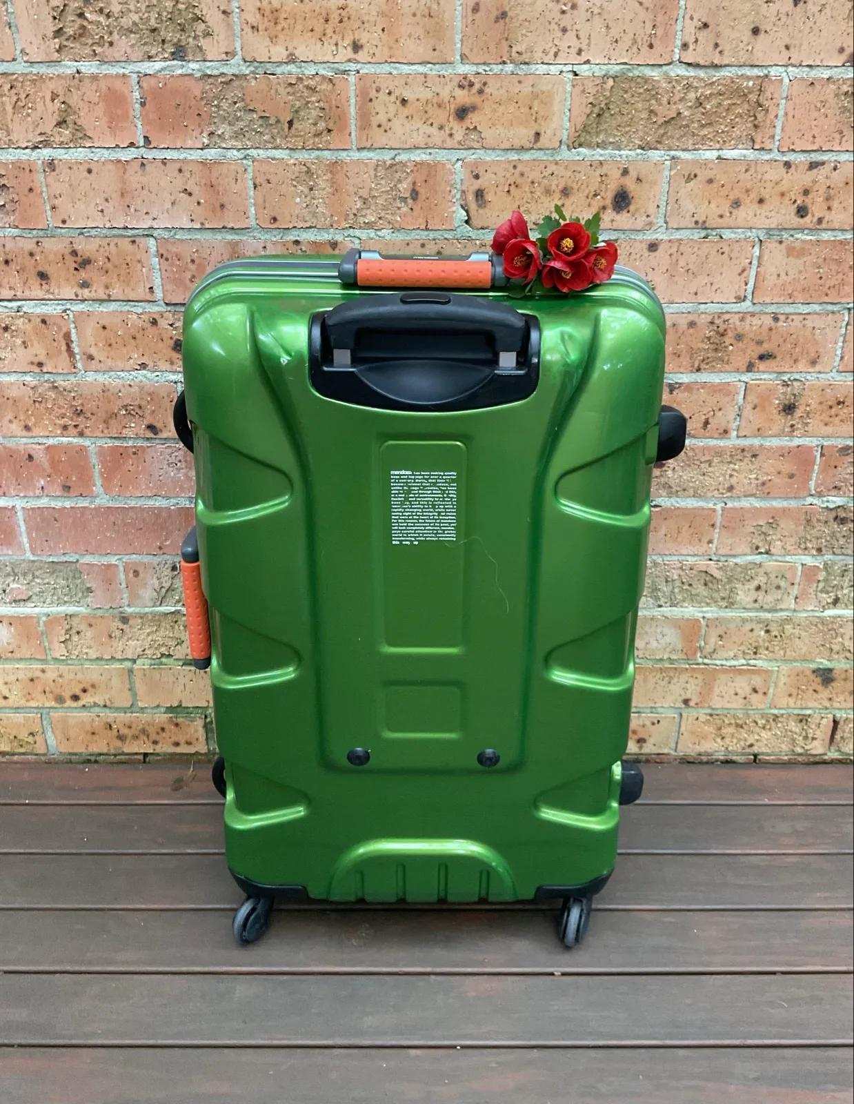 MENDOZA 83cm X Large Hard SUITCASE/4 Swivel Wheels/All Parts Work/TSA Lock — photo 8