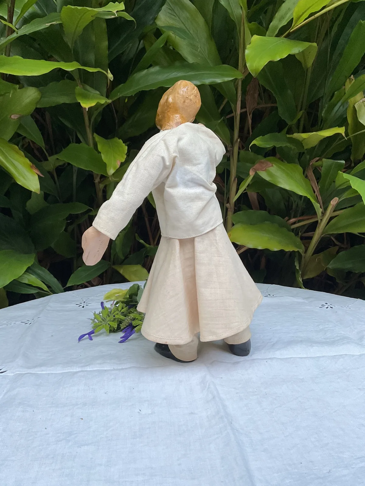 VINTAGE WHIRLING DERVISH FIGURINE/ONE OF A KIND HANDMADE ARTWORK – photo 3