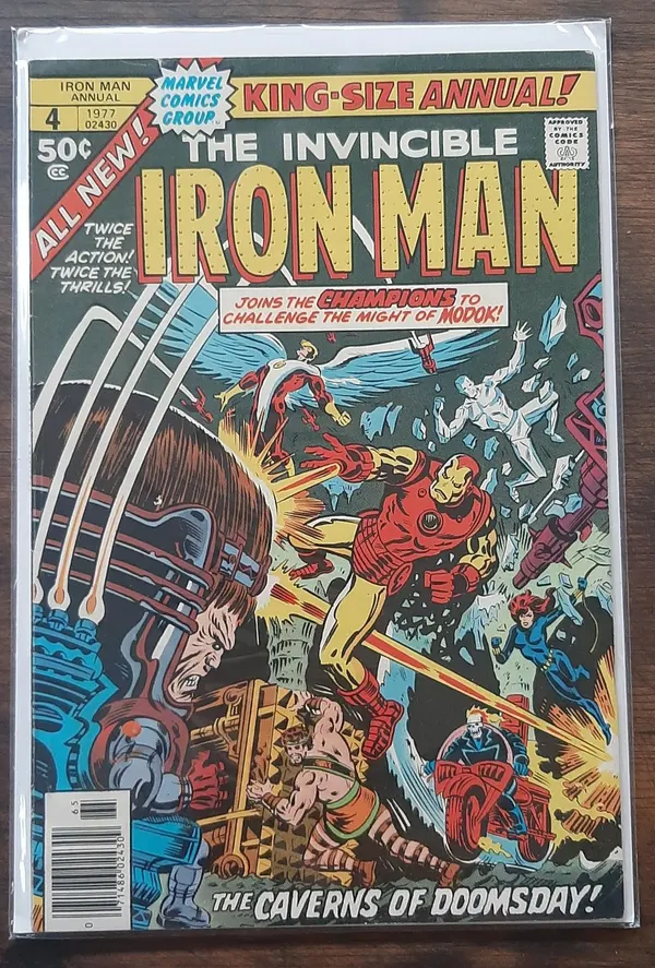 IRONMAN #4 KING SIZE ANNUAL 1977 Marvel Comics BRONZE AGE Classic Collectors Ite