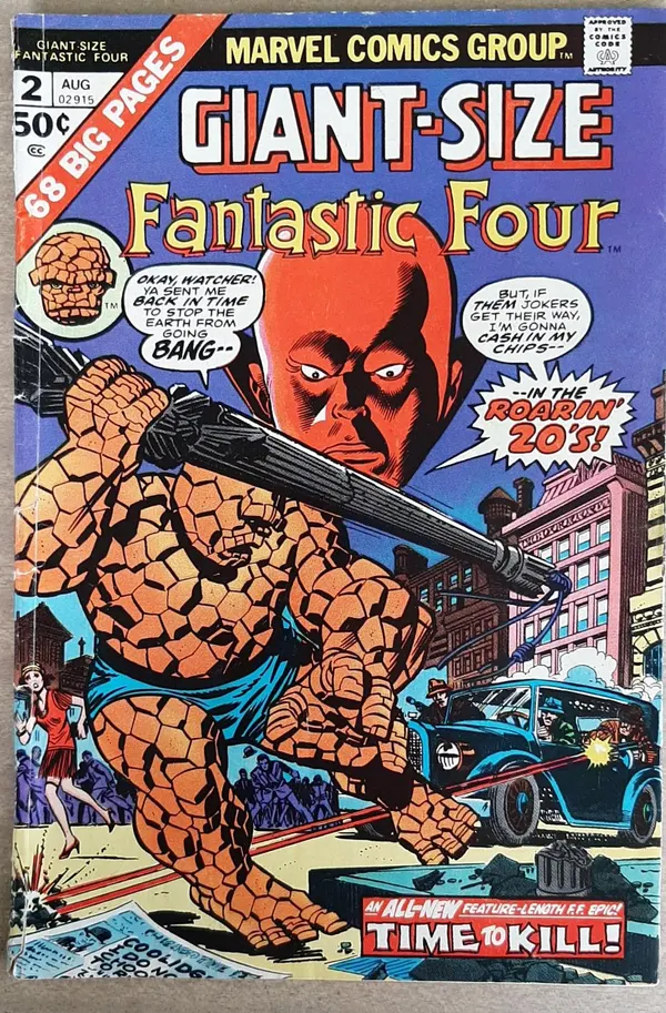 FANTASTIC FOUR ANNUAL #2 1974 GIANT SIZE Marvel Comics BRONZE AGE Classic Collec
