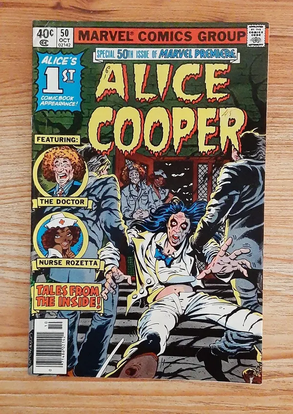 Marvel Premiere #50 1979 ALICE COOPER MARVEL COMICS BRONZE AGE CLASSIC