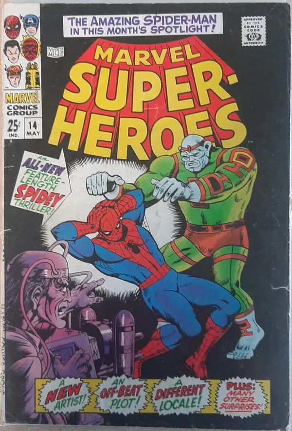 MARVEL SUPER HEROES #14 1968 Marvel Comics SILVER AGE CLASSIC COLLECTORS ITEM