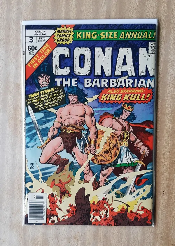 CONAN THE BARBARIAN #3 KING SIZE ANNUAL 1975 MARVEL COMICS BRONZE AGE CLASSIC CO