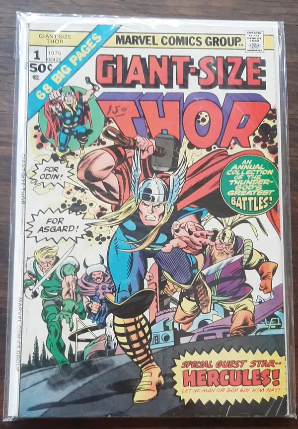THOR #1 GIANT SIZE ANNUAL 1975 MARVEL COMICS BRONZE AGE CLASSIC COLLECTORS ITEM