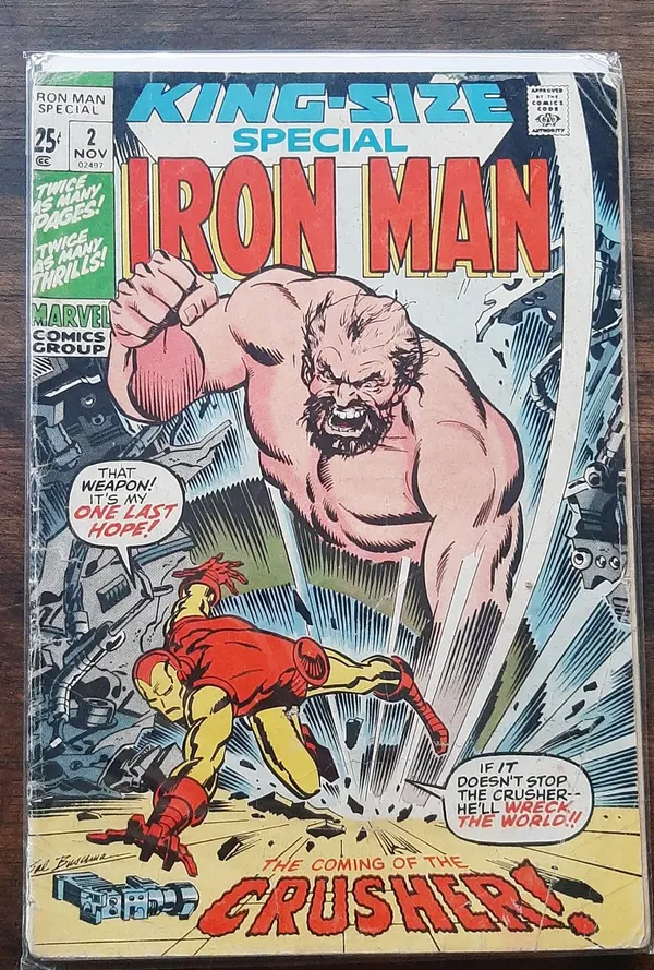 IRONMAN #2 KING-SIZE SPECIAL 1975 Marvel Comics BRONZE AGE Classic Collectors It