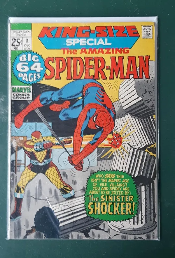 AMAZING SPIDER-MAN KING-SIZE SPECIAL #8 1978 Marvel Comics BRONZE AGE Classic Co