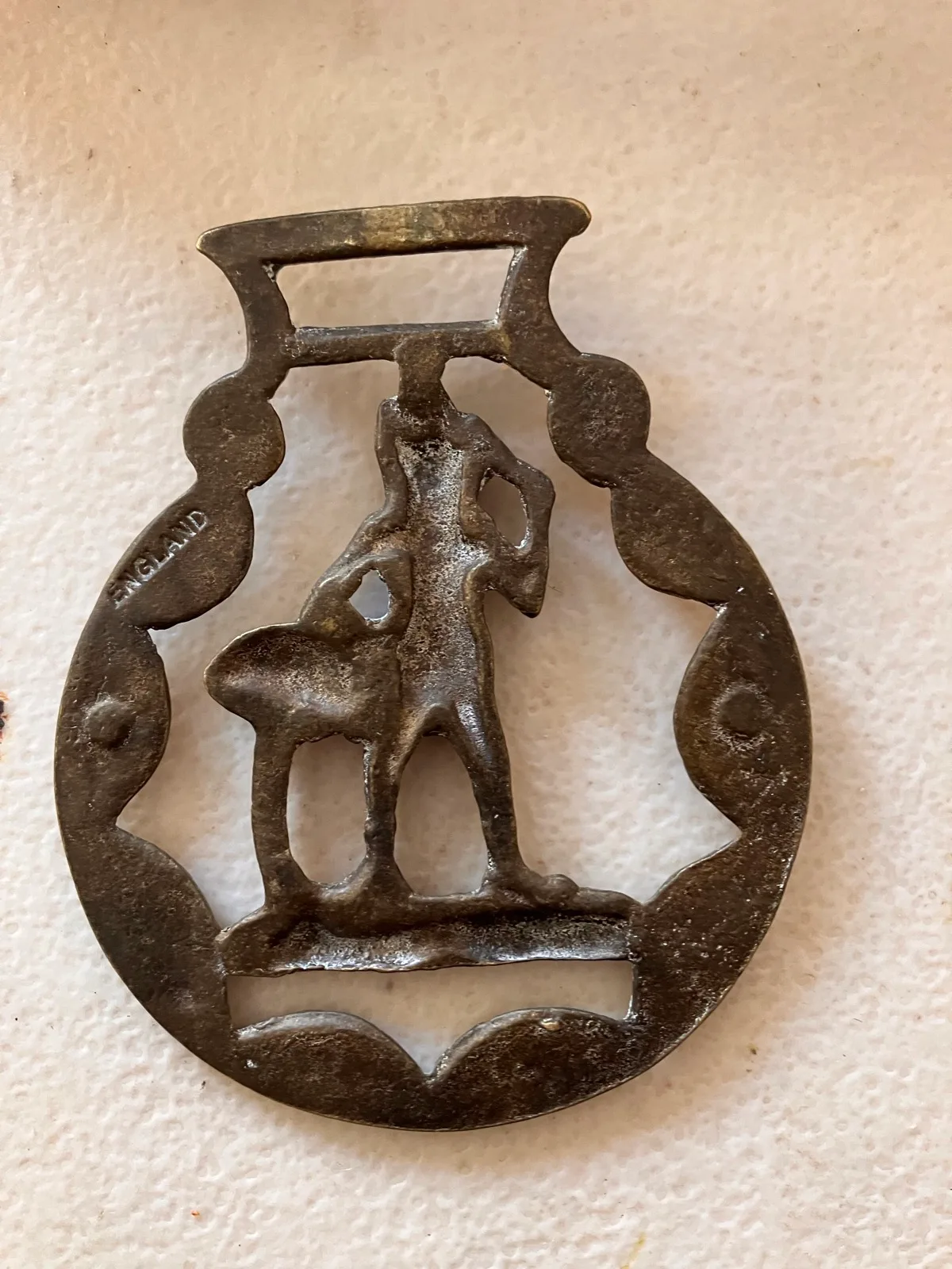 Brass horse harness decoration — photo 3