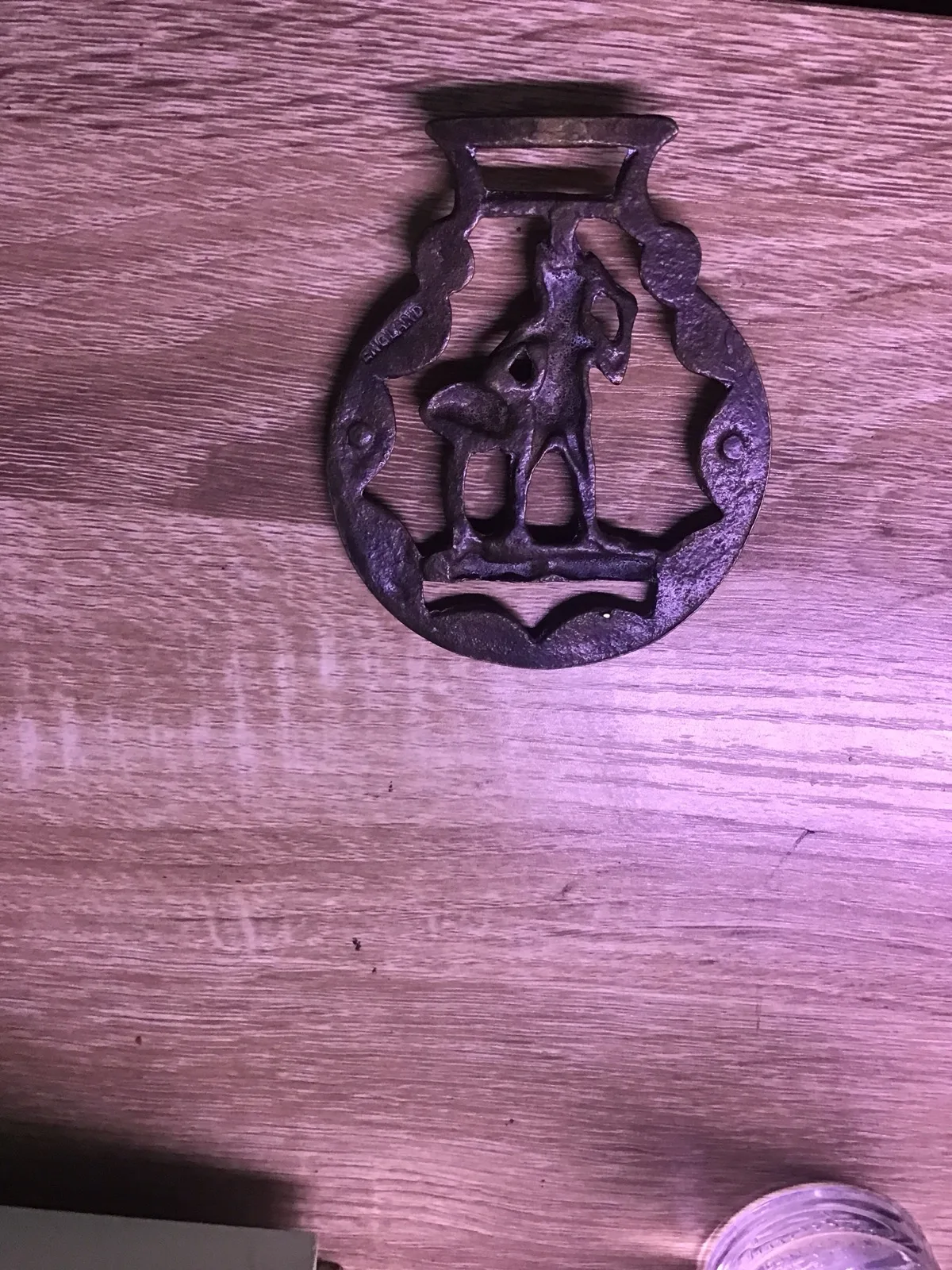 Brass horse harness decoration — photo 7
