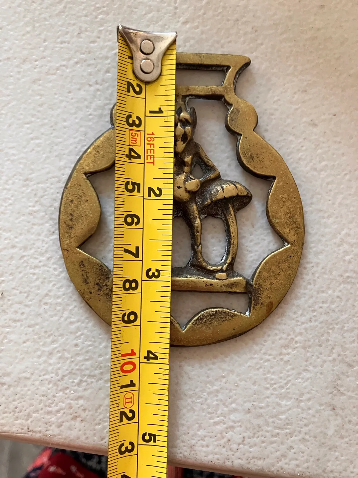 Brass horse harness decoration — photo 6