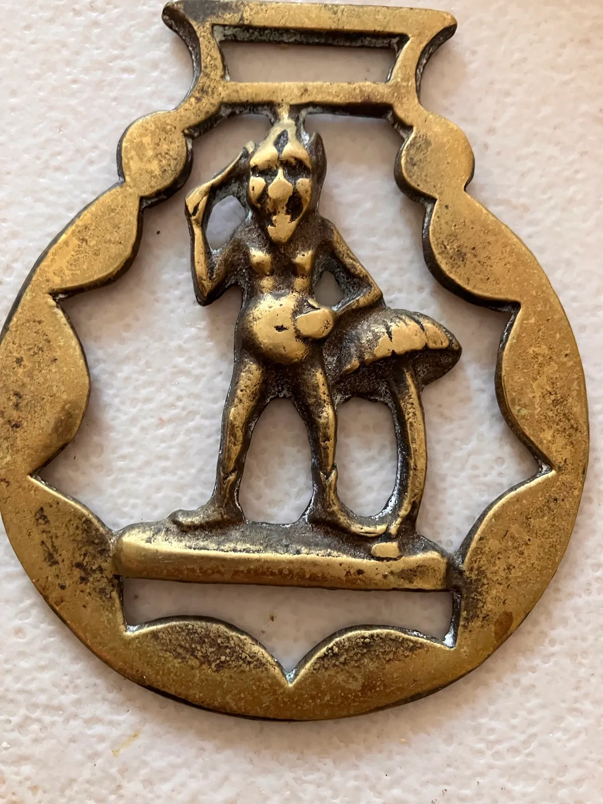Brass horse harness decoration — photo 5