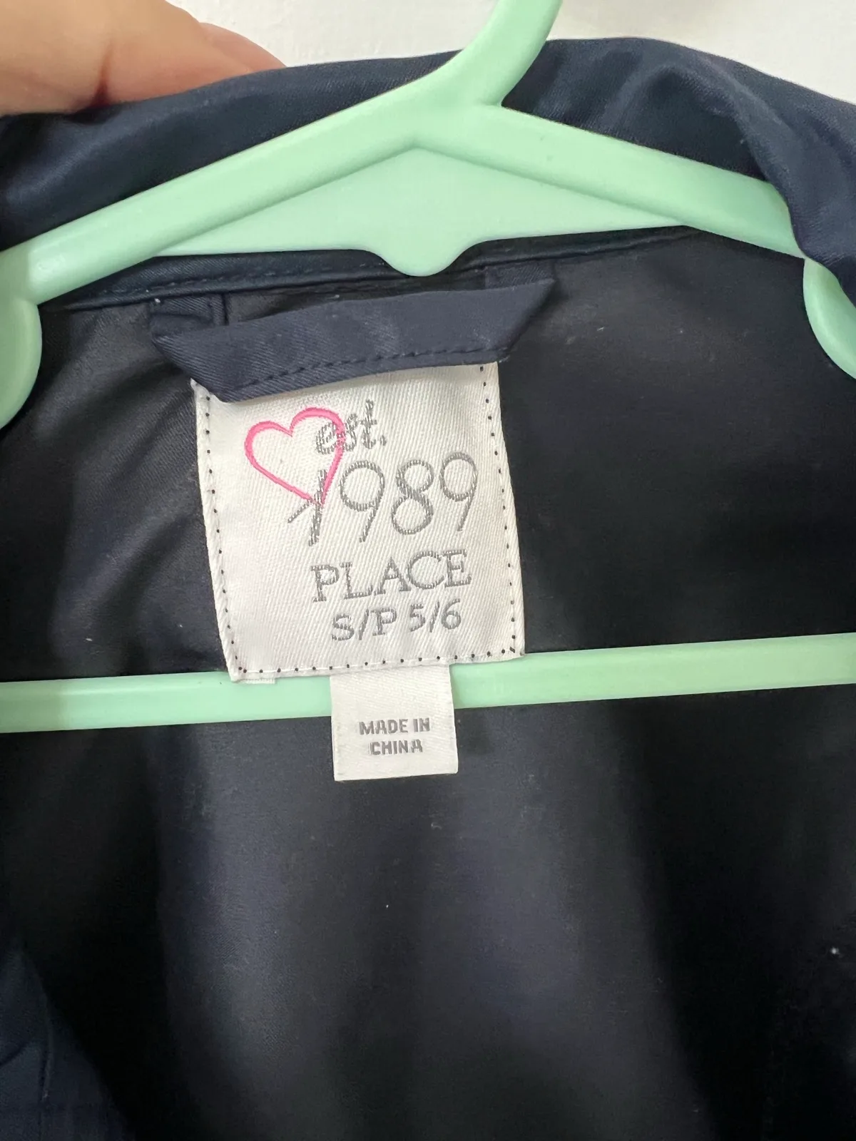 Place Kids Navy Spring Jacket 5-6 Years Military style — photo 3