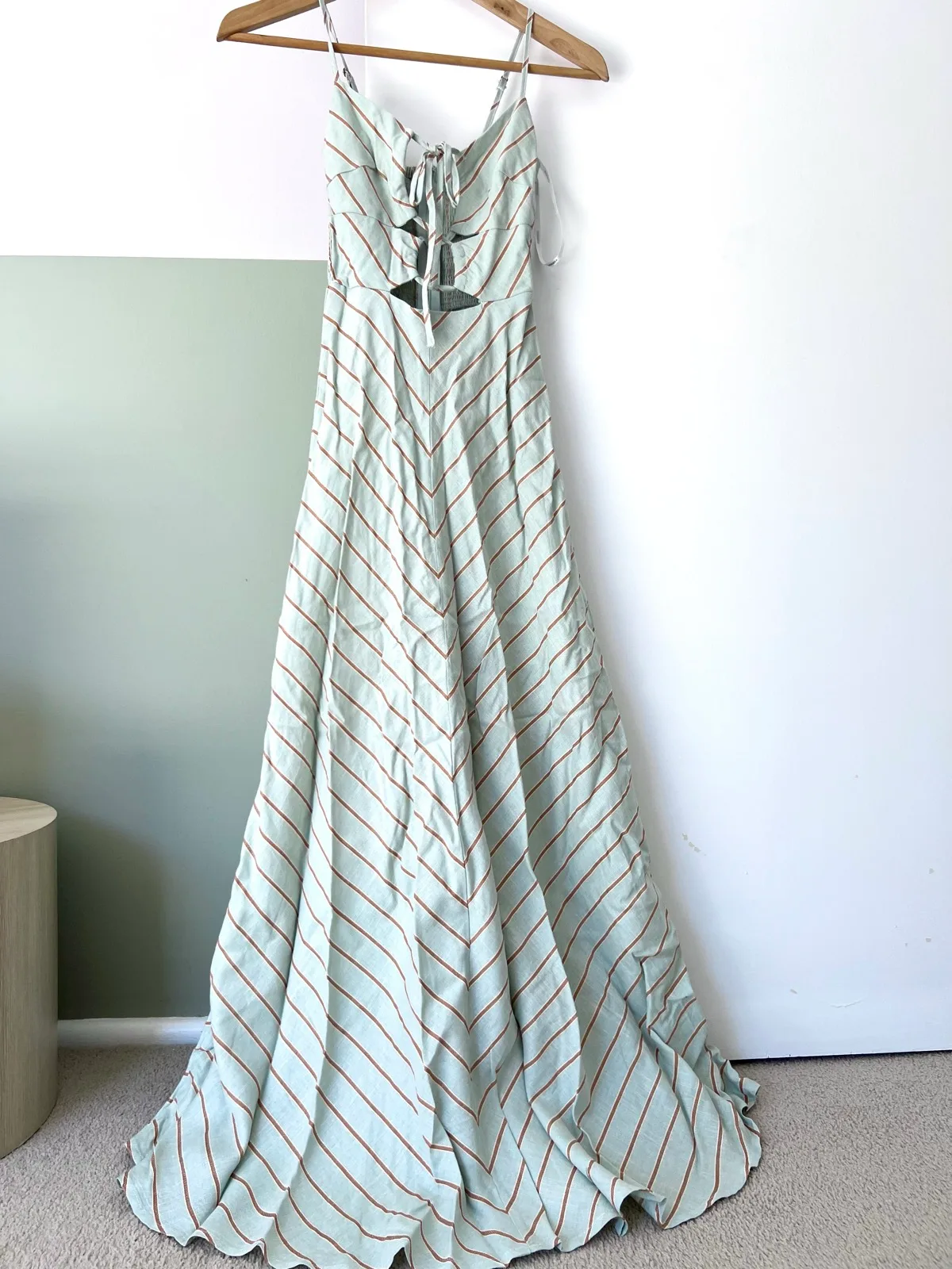 NEW Ghanda Pia Striped Maxi Dress – XS — photo 2