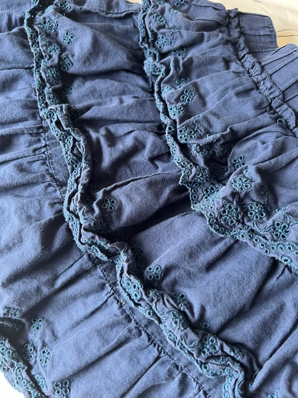 Pumpkin Patch blue skirt - girl size 6 — photo 3