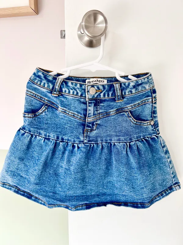 Breakers denim skirt for girl -