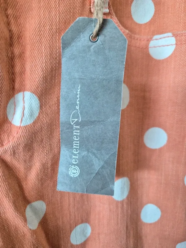 Element Denim Co-op Coral Polka Dot Skinny Jeans Size 10 NWT – photo 4