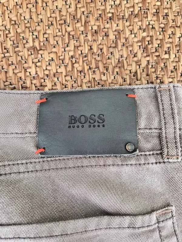 Men's BOSS Hugo Boss Grey Regular Fit Jeans W38 L34 – photo 5