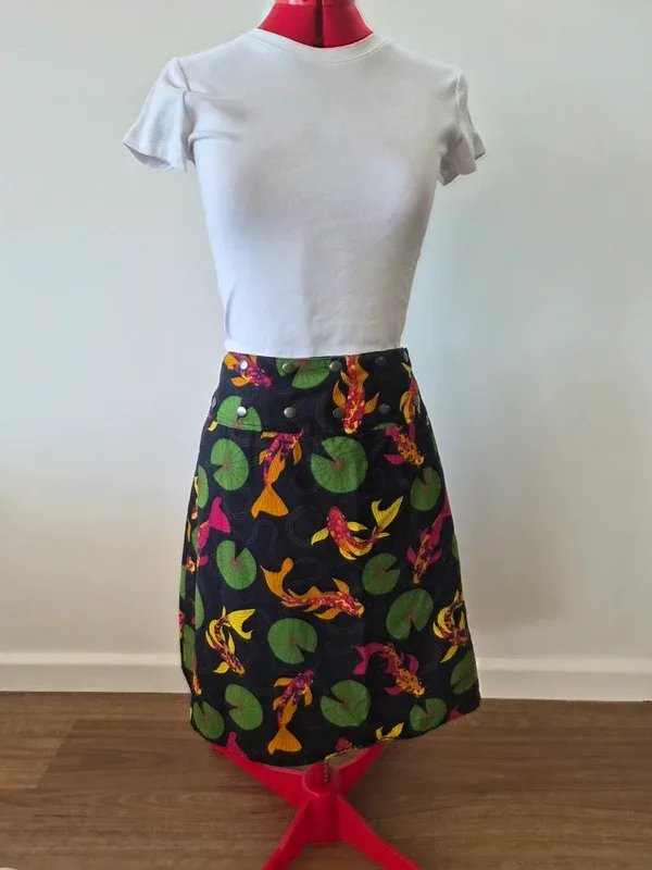 Keshet Aluula Reversible Koi Print Summer Skirt – L/XL – photo 8