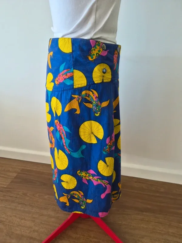 Keshet Aluula Reversible Koi Print Summer Skirt – L/XL – photo 3