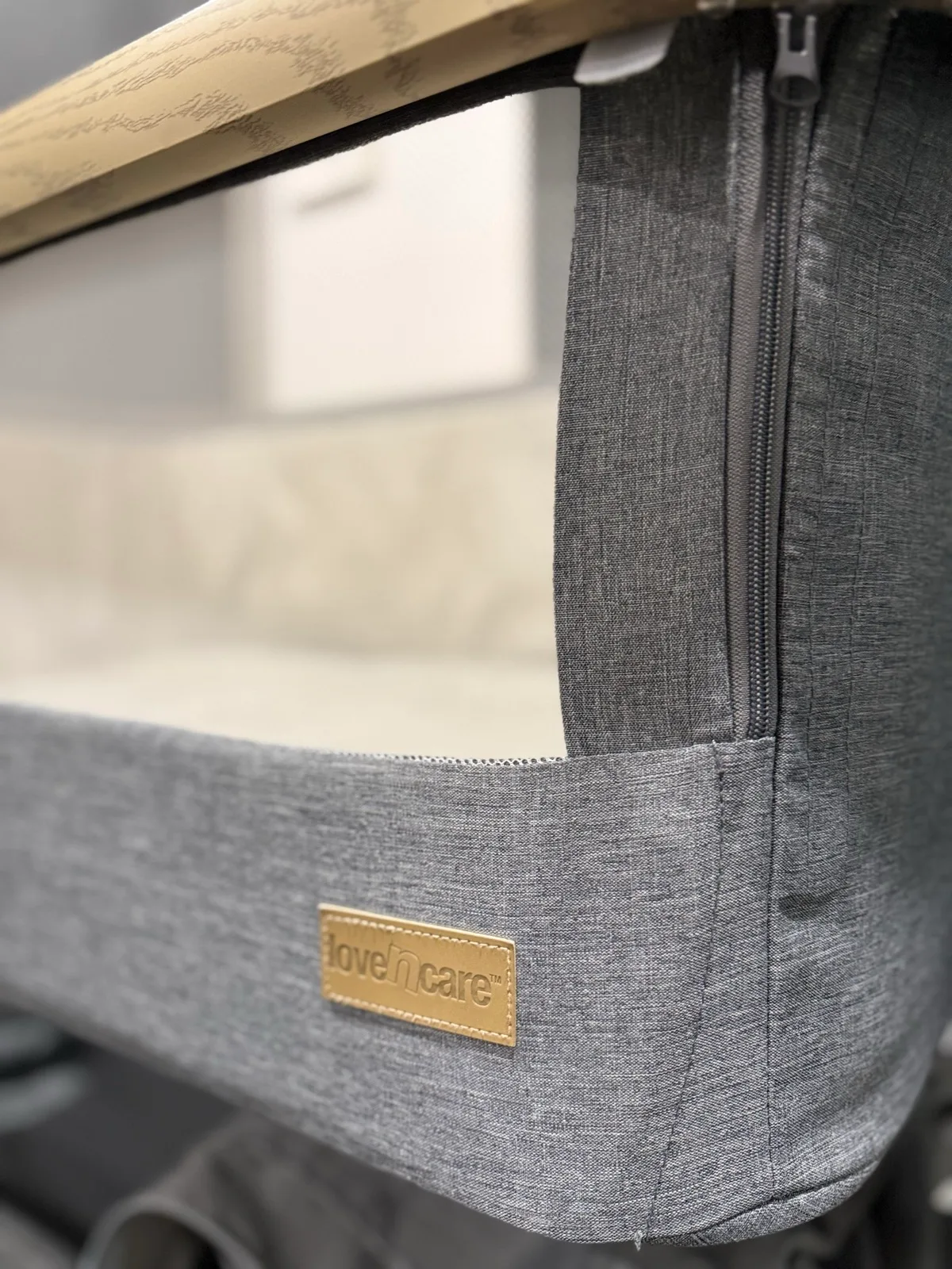 Love N Care Dreamtime Sleeper Bedside Co-Sleeper Bassinet - Charcoal — photo 4