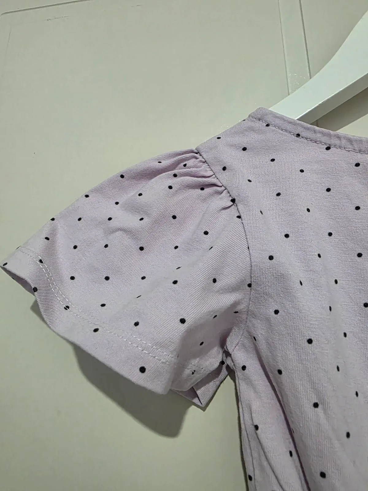 Target Kids Girls Lilac Polka Dot Dress - Size 5 – photo 7