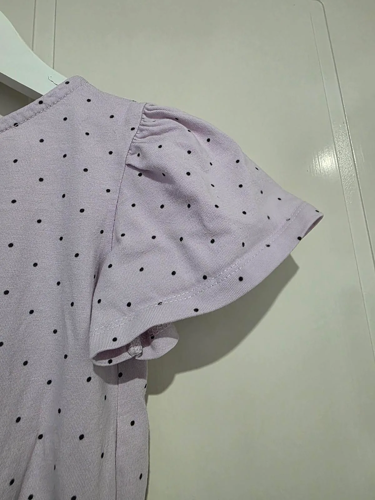 Target Kids Girls Lilac Polka Dot Dress - Size 5 – photo 8