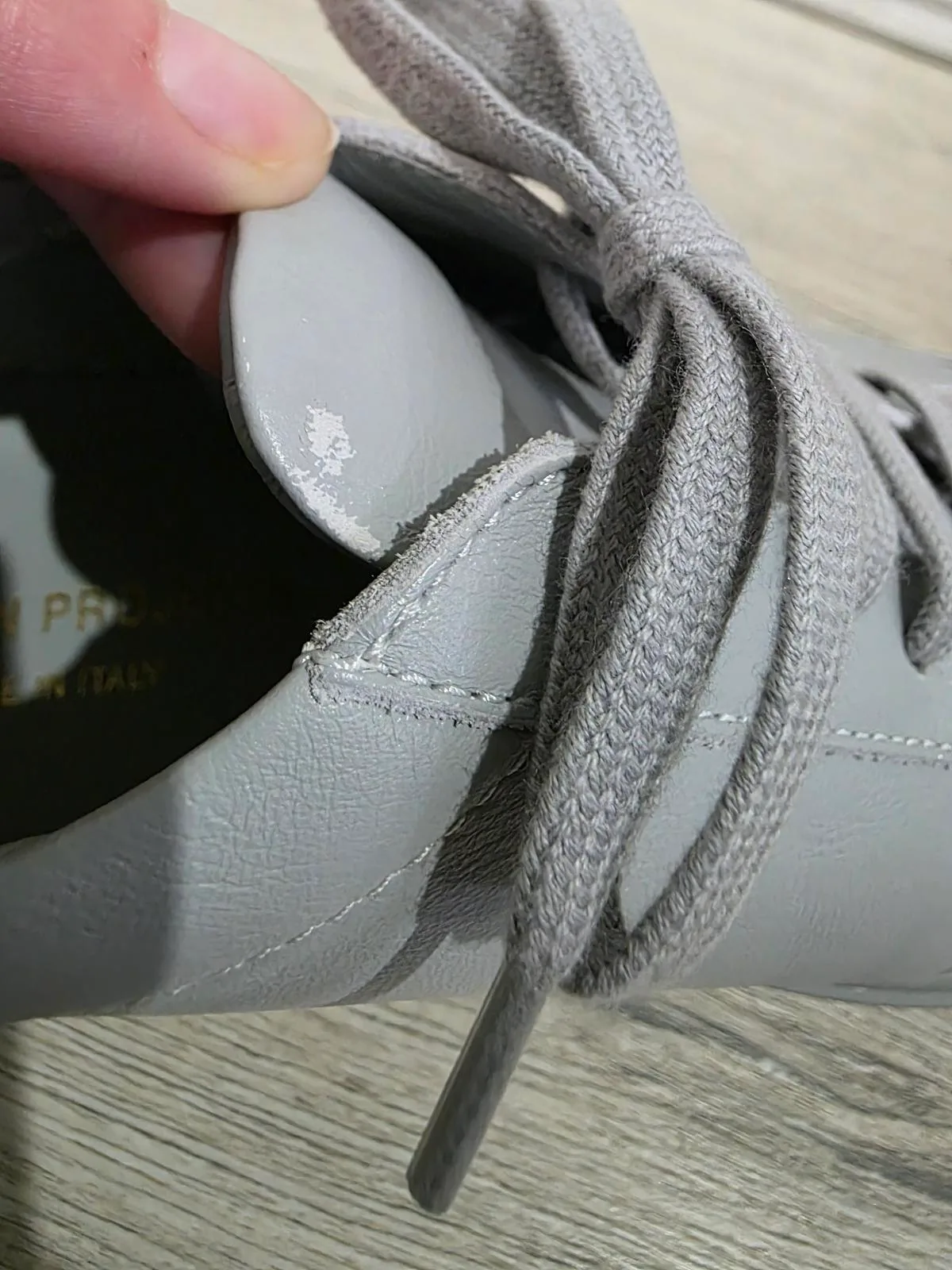Common Projects Original Achilles Low (Grey Leather) - Size 39 — photo 10