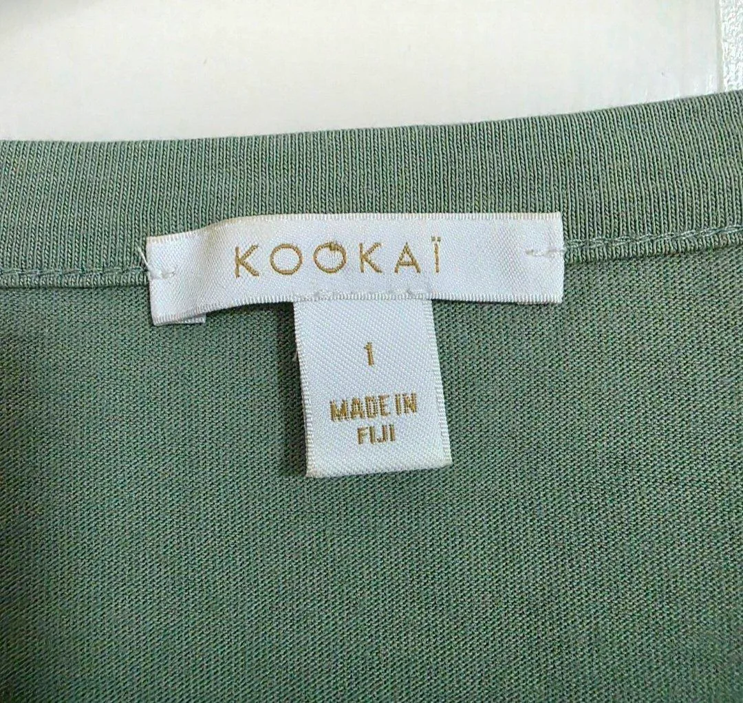 Kookaï Front-Tie Short Sleeve Top - Size 1 – photo 2