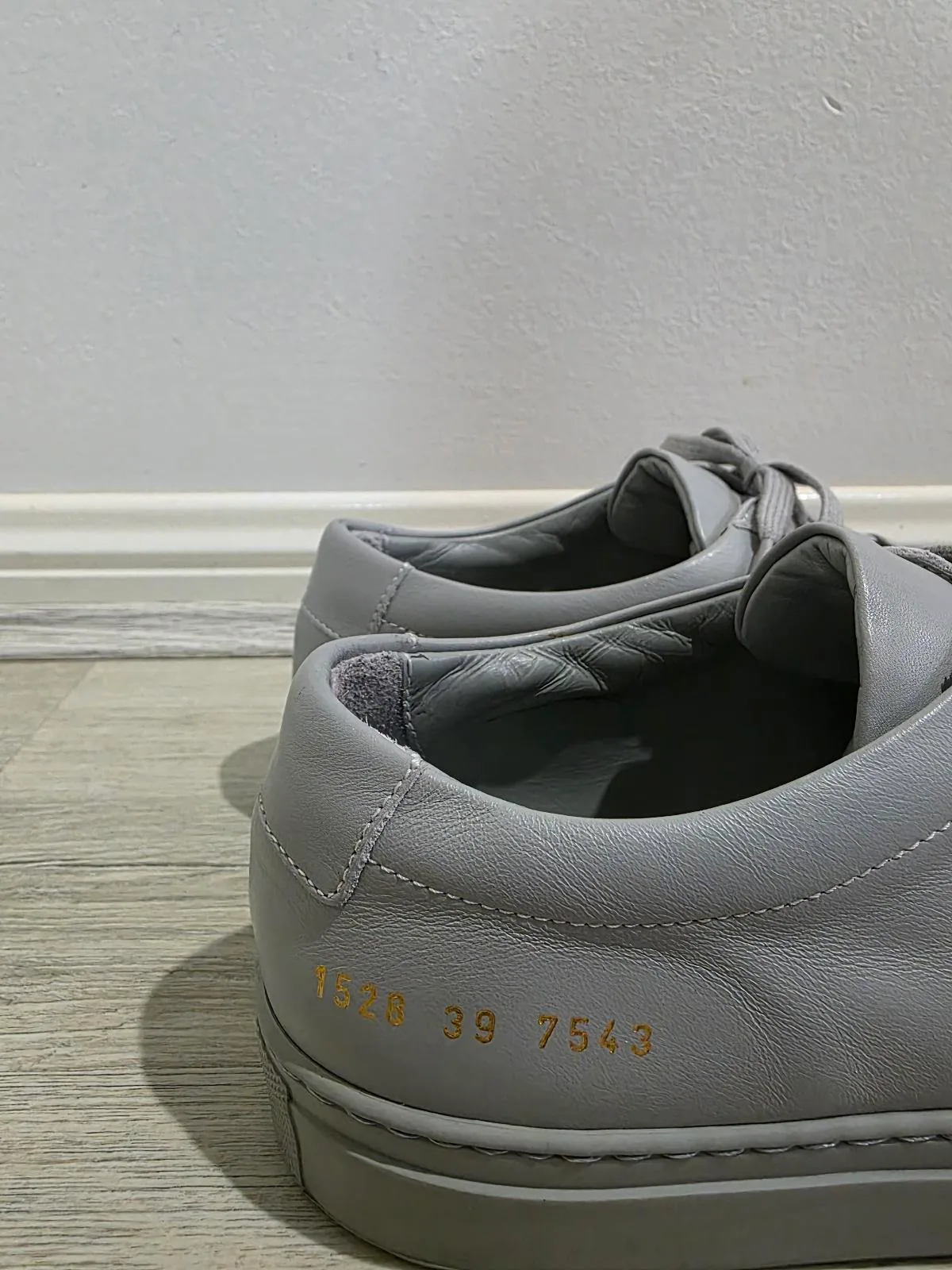 Common Projects Original Achilles Low (Grey Leather) - Size 39 — photo 5