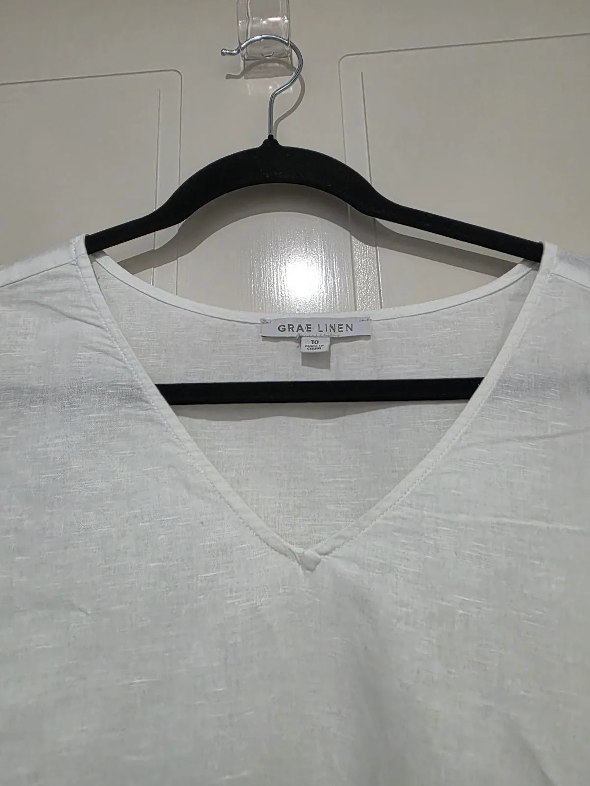 Suzanne Grae Linen Blend Tiered Dress - Size 10 – photo 3