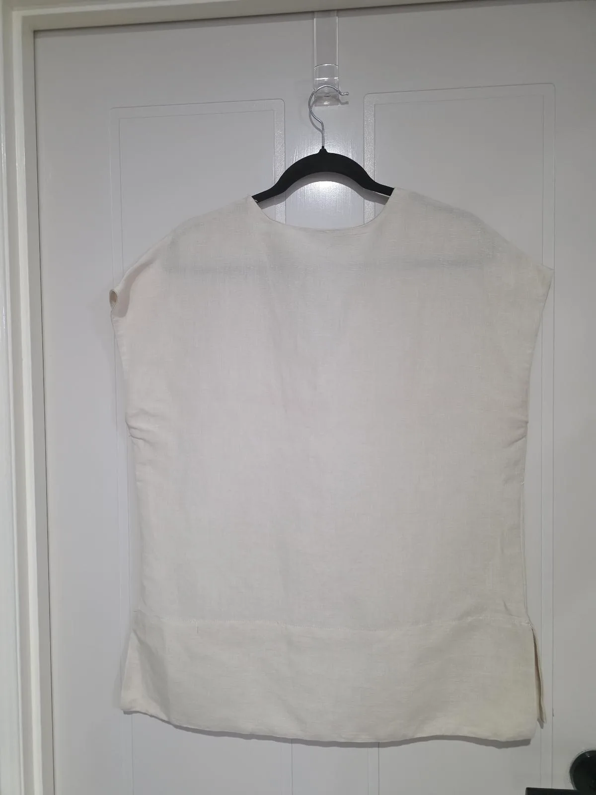 Preview Cream Linen Blend Top - Size 8 – photo 9