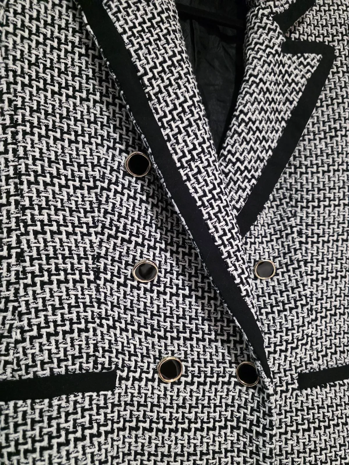 Zara Tweed Blazer - Size L - small fit – photo 3