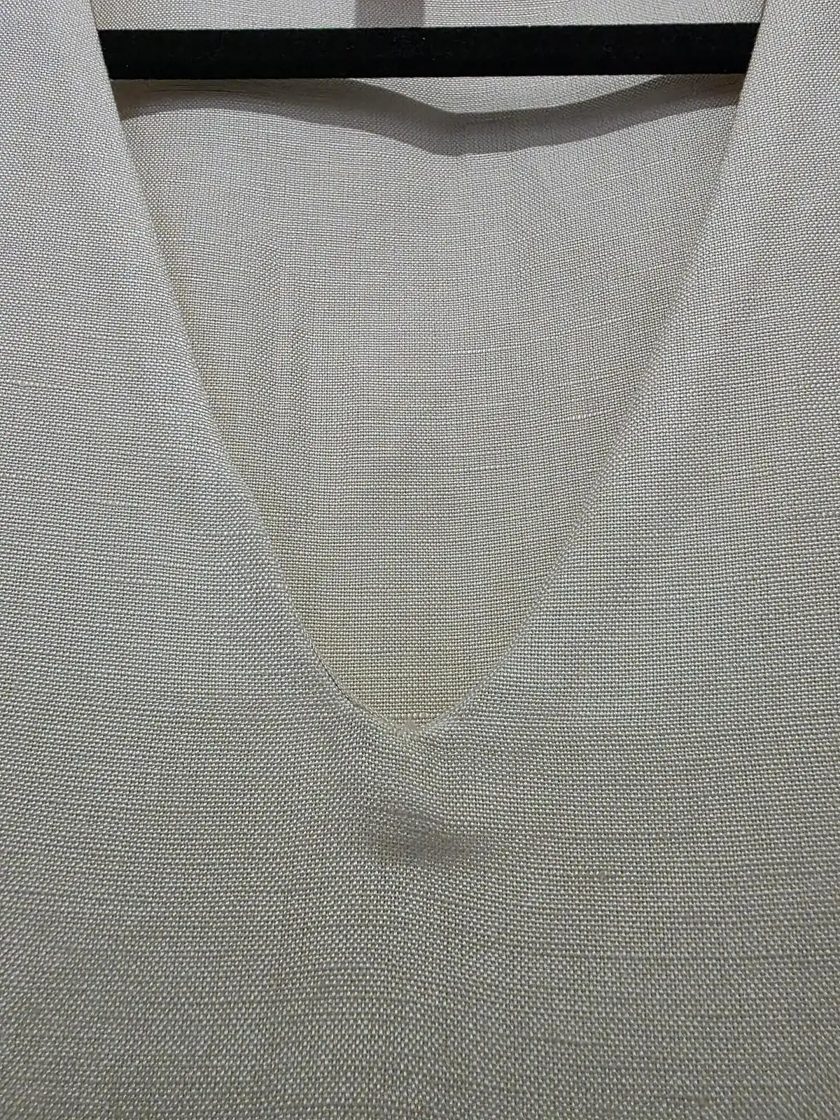 Preview Cream Linen Blend Top - Size 8 – photo 8