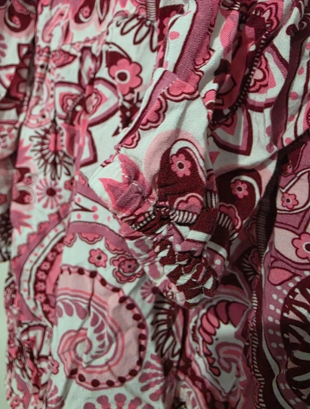 K-D Girls Pink Paisley Boho Dress - Size 5 — photo 4