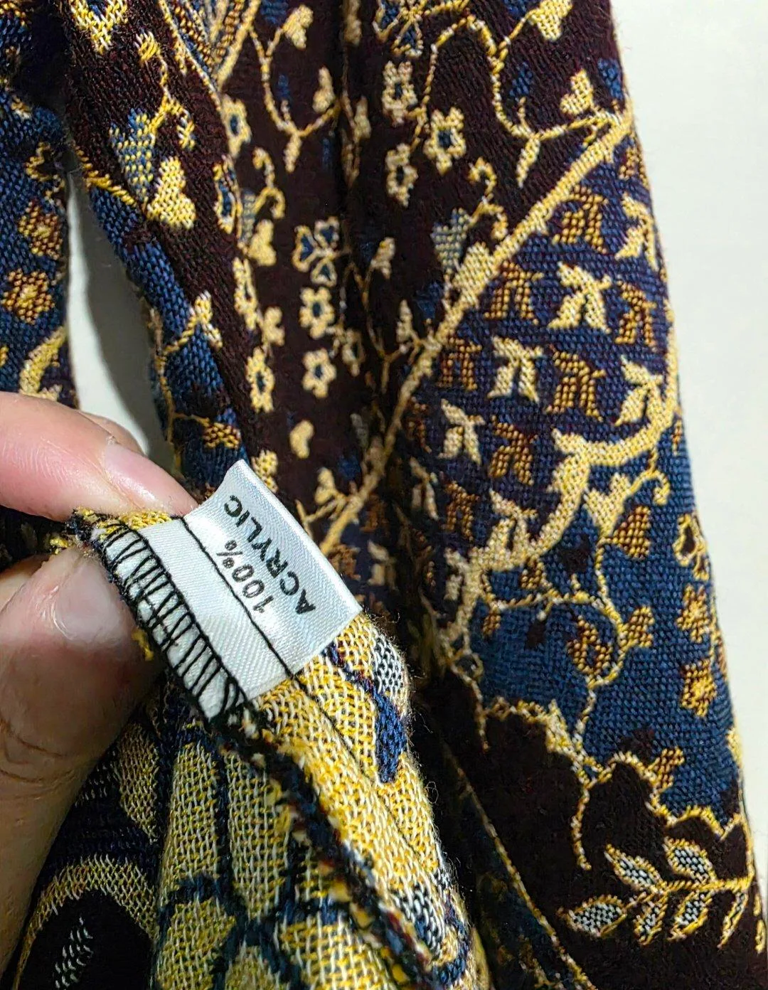 Tree of Life Jacquard Tapestry Veda Mini Dress -Size S — photo 3