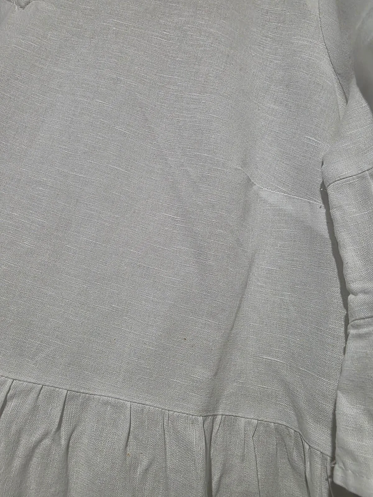 Suzanne Grae Linen Blend Tiered Dress - Size 10 – photo 12