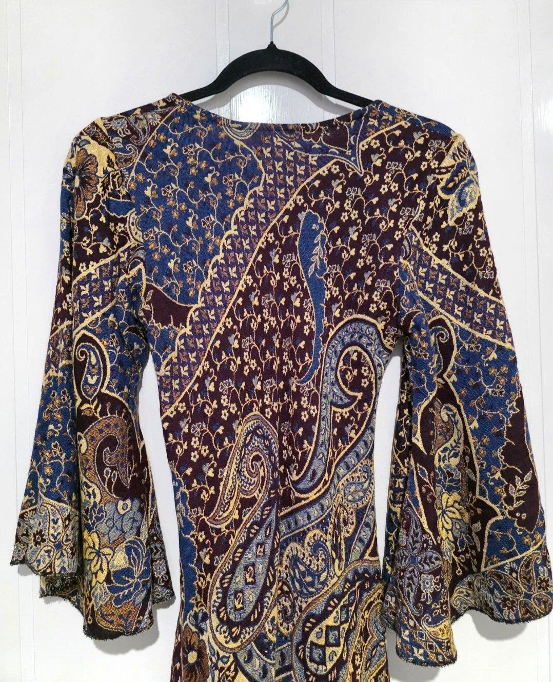 Tree of Life Jacquard Tapestry Veda Mini Dress -Size S — photo 8